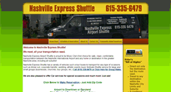 Desktop Screenshot of nashvilleexpressshuttle.com